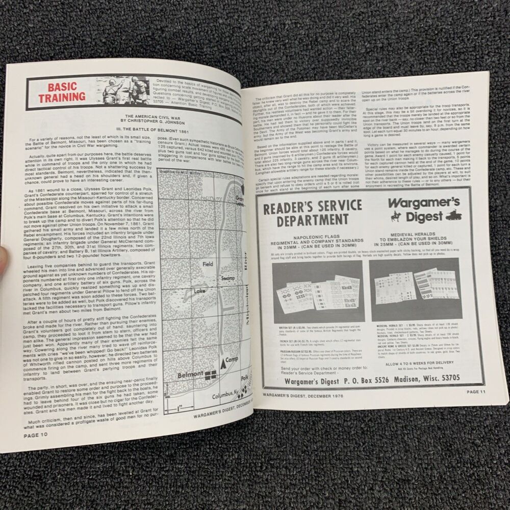 Wargamer’s Digest Magazine  Vol #4 #2 December 1976 Strategy Elizabethan Wars - Picture 8 of 8